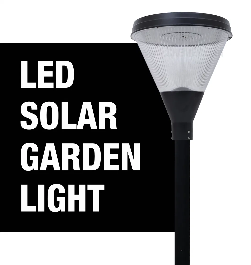 12W LED Solar Park Light for Gardens and Plaza